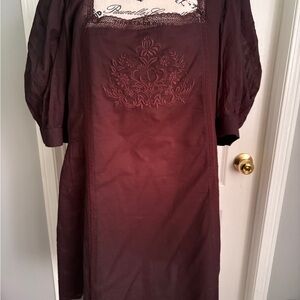 Aritzia -Reiki Embroidered dress. NWT LARGE